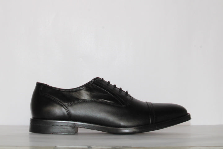 Formal Lace-Up Men's Black Leather Shoes